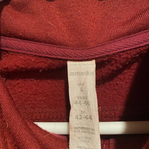 Burgundy Half-Zip Sweater - Picture 5 of 5